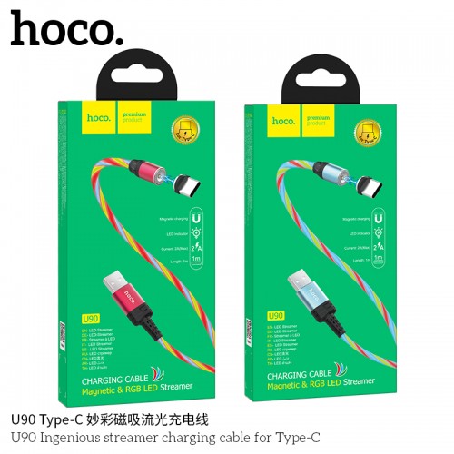U90 Ingenious Streamer Charging Cable For Type-C